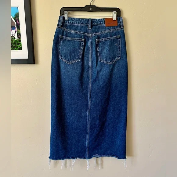 VICI Dark Wash Denim Skirt - Picture 5 of 10